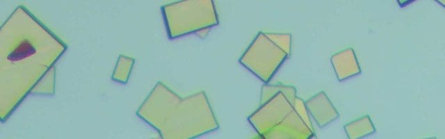 ultra-thin crystals of 2D molecular frameworks