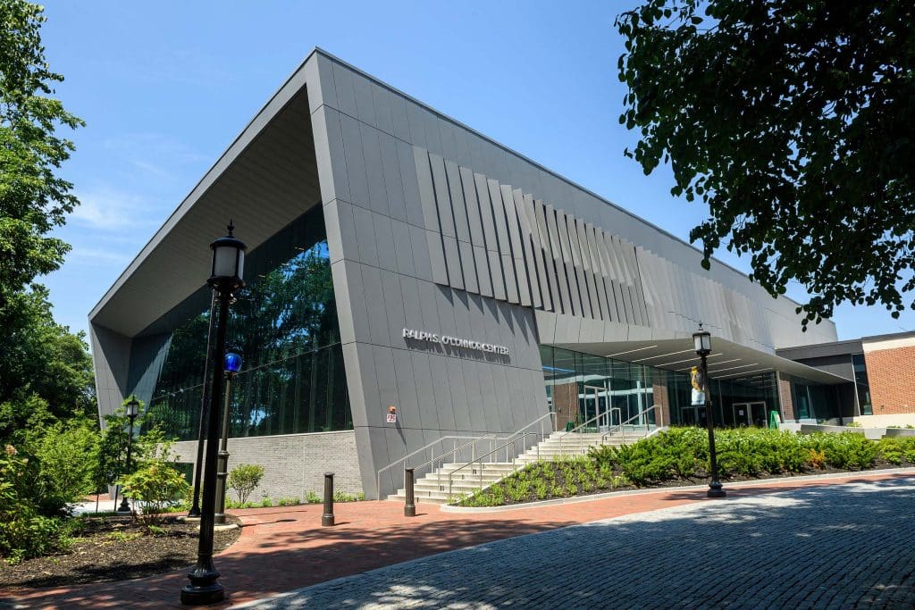 Outside view of the Rec Center building.