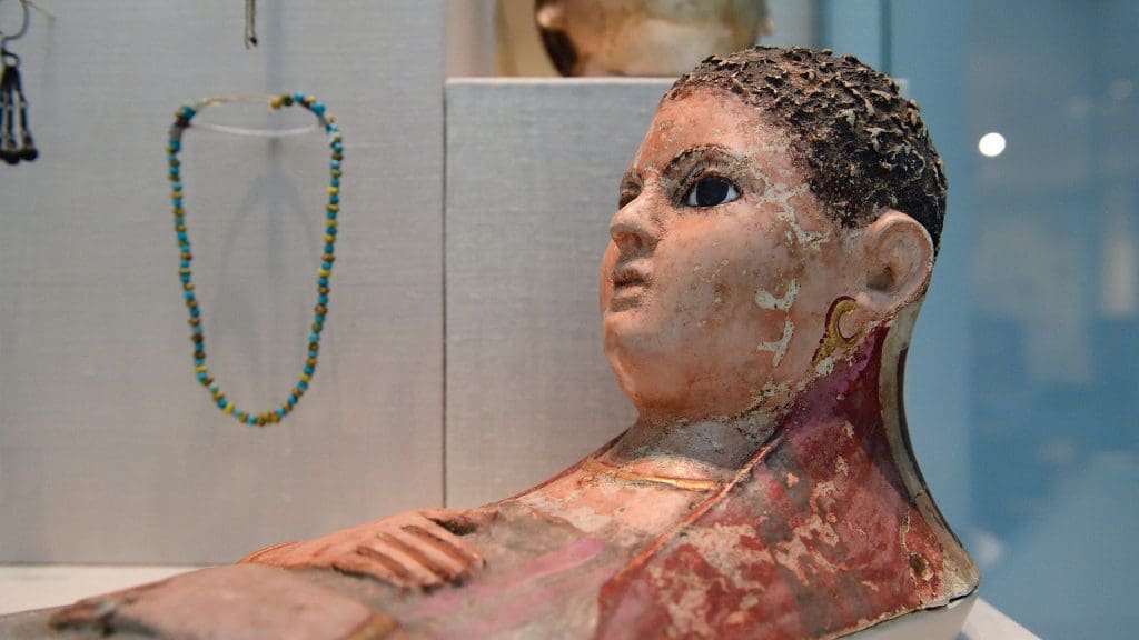 Mummy mask.
