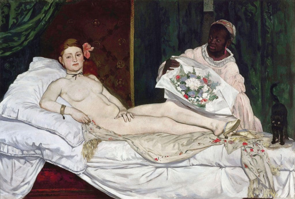 Édouard Manet’s “Olympia” (1863), oil on canvas, Musée d’Orsay, Paris.