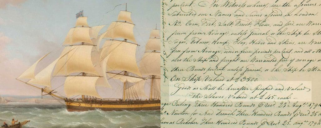 Lloyd's, Marine Insurance, and slavery.