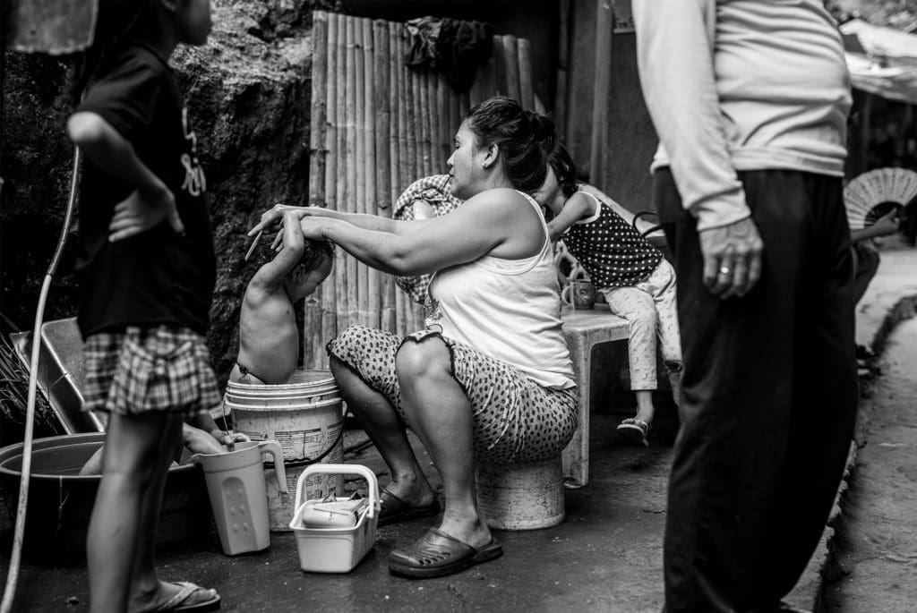 Bath time near Arayat, Philippines, 2019.
